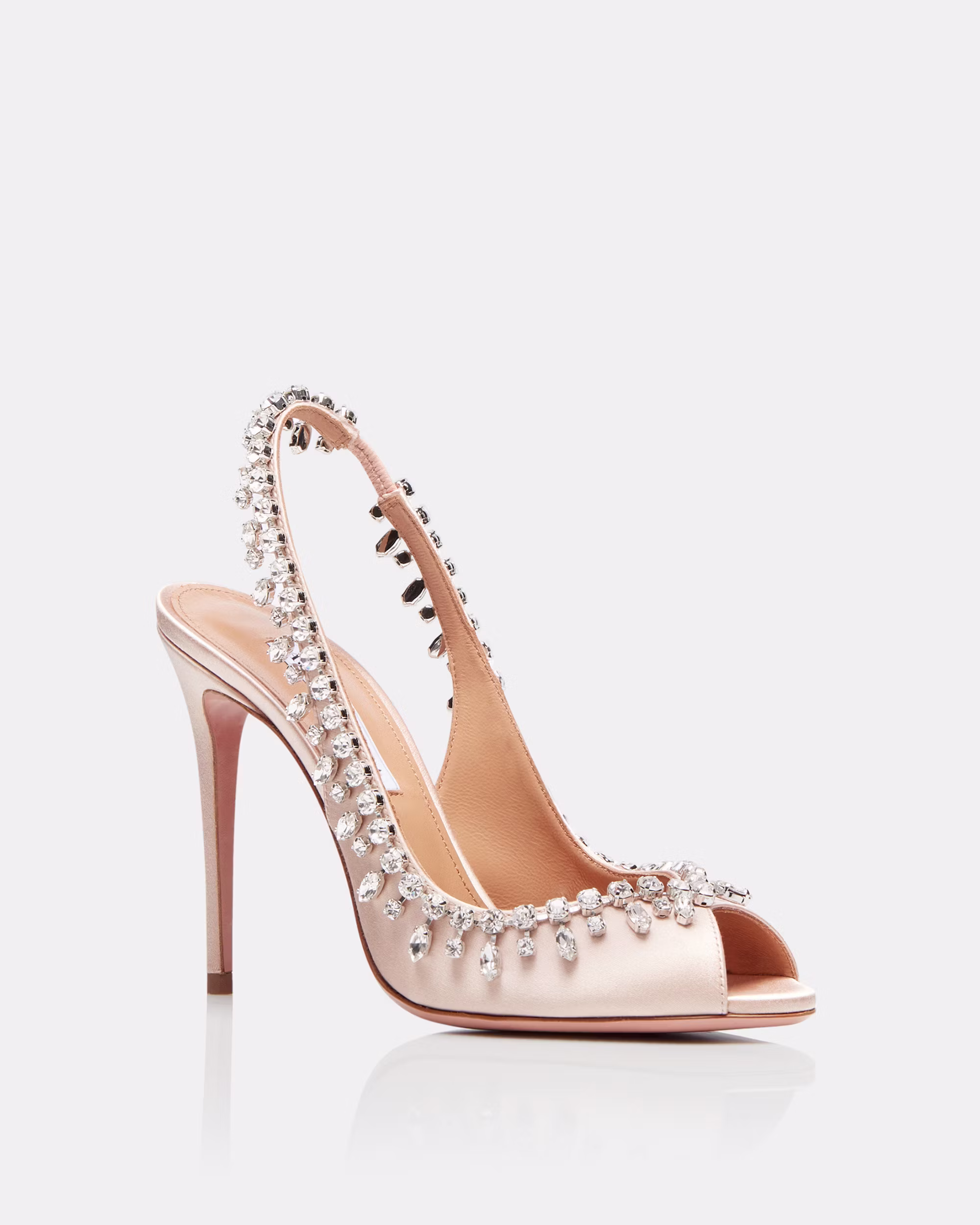 Temptation Crystal Satin Sandal 105 image 1